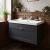 Old London Ashwick 800mm 1-Drawer Wall Hung Vanity Unit with Ceramic Basin | Thumbnail Image