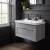 Old London Ashwick 800mm 1-Drawer Wall Hung Vanity Unit with Ceramic Basin | Thumbnail Image