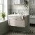Old London Ashwick 800mm 1-Drawer Wall Hung Vanity Unit with Ceramic Basin | Thumbnail Image