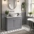 Old London Ashwick 800mm 2-Door Floor Standing Vanity Unit with Countertop | Thumbnail Image