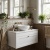 Old London Ashwick 800mm 1-Drawer Wall Hung Vanity Unit with Countertop | Thumbnail Image
