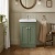 Old London Ashwick 500mm 2-Door Floor Standing Vanity Unit with Premium Fireclay Basin | Thumbnail Image