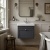 Old London Ashwick 600mm 1-Drawer Wall Hung Vanity Unit with Fireclay Basin | Thumbnail Image
