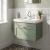 Old London Ashwick 600mm 1-Drawer Wall Hung Vanity Unit with Fireclay Basin | Thumbnail Image