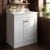 Old London Ashwick 600mm 2-Door Floor Standing Vanity Unit with Marble Top Basin | Thumbnail Image