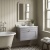 Old London Ashwick 600mm 1-Drawer Wall Hung Vanity Unit with Marble Top Basin | Thumbnail Image