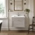 Old London Ashwick 600mm 1-Drawer Wall Hung Vanity Unit with Marble Top Basin | Thumbnail Image