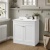 Old London Ashwick 800mm 2-Door Floor Standing Vanity Unit with Marble Top Basin | Thumbnail Image
