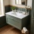 Old London Ashwick 800mm 1-Drawer Wall Hung Vanity Unit with Marble Top Basin | Thumbnail Image