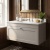 Old London Ashwick 800mm 1-Drawer Wall Hung Vanity Unit with Marble Top Basin | Thumbnail Image
