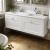 Old London Ashwick 1200mm 2-Drawer Wall Hung Vanity Unit with Twin Marble Top Basin | Thumbnail Image