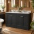 Old London Ashwick 1200mm 4-Door Floor Standing Vanity Unit with Twin Marble Top Basin | Thumbnail Image