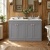 Old London Ashwick 1200mm 4-Door Floor Standing Vanity Unit with Twin Marble Top Basin | Thumbnail Image