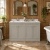 Old London Ashwick 1200mm 4-Door Floor Standing Vanity Unit with Twin Marble Top Basin | Thumbnail Image