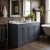 Old London Ashwick 1200mm 4-Door Floor Standing Vanity Unit with Twin Marble Top Basin | Thumbnail Image