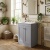 Old London Ashwick 600mm 2-Door Floor Standing Vanity Unit with Stone Basin | Thumbnail Image
