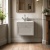 Old London Ashwick 600mm 1-Drawer Wall Hung Vanity Unit with Stone Basin | Thumbnail Image