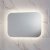 Orbit Aura LED Bathroom Mirror with Demister Pad and Shaver Socket 700mm H x 500mm W