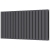 Orbit Bravo Double Designer Horizontal Radiator 600mm H x 1158mm W - Anthracite
