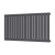 Orbit Bravo Single Designer Horizontal Radiator 600mm H x 1158mm W - Anthracite