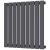 Orbit Bravo Single Designer Horizontal Radiator 600mm H x 614mm W - Anthracite