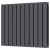 Orbit Bravo Double Designer Horizontal Radiator 600mm H x 750mm W - Anthracite
