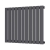 Orbit Bravo Single Designer Horizontal Radiator 600mm H x 750mm W - Anthracite
