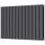 Orbit Bravo Double Designer Horizontal Radiator 600mm H x 886mm W - Anthracite