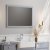 Orbit Classica Traditional Bathroom Mirror 900mm H x 600mm W - Stone Grey