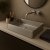 Orbit Core Rectangular Countertop Basin 520mm Wide 0 Tap Hole - Gunmetal