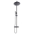 Orbit Core Thermostatic Bar Mixer Shower with Shower Kit and Fixed Head - Matt Black