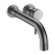 Orbit Core Lever Basin Mixer Tap Wall Mounted - Gunmetal