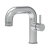 Orbit Core Side Lever Mono Basin Mixer Tap - Chrome