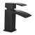 Orbit Descent Mono Basin Mixer Tap with Push Button Waste - Matt Black