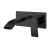 Orbit Descent Single Lever Basin Mixer Tap Wall Mounted - Matt Black