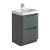 Orbit Ella 600mm 2-Drawer Floor Standing Vanity Unit