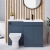 Orbit Empire RH Combination Unit with Sculptured Basin 1100mm Wide - Matte Twilight Blue | Thumbnail Image