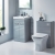 Orbit Eve 600mm 2-Door Floor Standing Vanity Unit