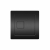 Orbit Square Dual Flush Plate Button for Concealed Cistern - Black | Thumbnail Image