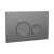 Orbit Round Dual Button Toilet Flush Plate - Gunmetal