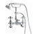 Orbit Harrogate Bath Shower Mixer Tap with Shower Kit Pillar Mounted - Chrome | Thumbnail Image