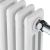 Orbit Ilkley Radiator Heated Towel Rail 1130mm H x 554mm W - White/Chrome