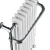 Orbit Ilkley Radiator Heated Towel Rail 1130mm H x 554mm W - White/Chrome