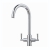 Orbit Kingston Kitchen Sink Mixer Tap Dual Handle - Chrome
