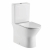 Orbit Life Fully Back to Wall Close Coupled Rimless Toilet Push Button Cistern - Soft Close Seat