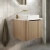 Orbit Linea Curve 600mm 1-Drawer Wall Hung Vanity Unit and Worktop with Basin | Thumbnail Image