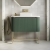 Orbit Linea Curve 900mm 1-Drawer Wall Hung Vanity Unit and Worktop with Basin | Thumbnail Image