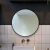 Orbit Macie LED Bathroom Mirror with Demister Pad 600mm Diameter - Black | Thumbnail Image