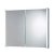 Orbit Mia LED Mirror Cabinet with Demister Pad and Shaver Socket 700mm H x 800mm W