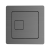 Orbit Square Dual Flush Plate Button for Concealed Cistern - Gunmetal | Thumbnail Image